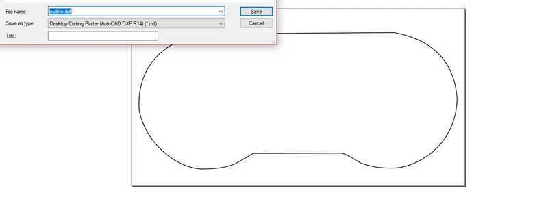Using Inkscape to Create a DXF File for a Board Outline