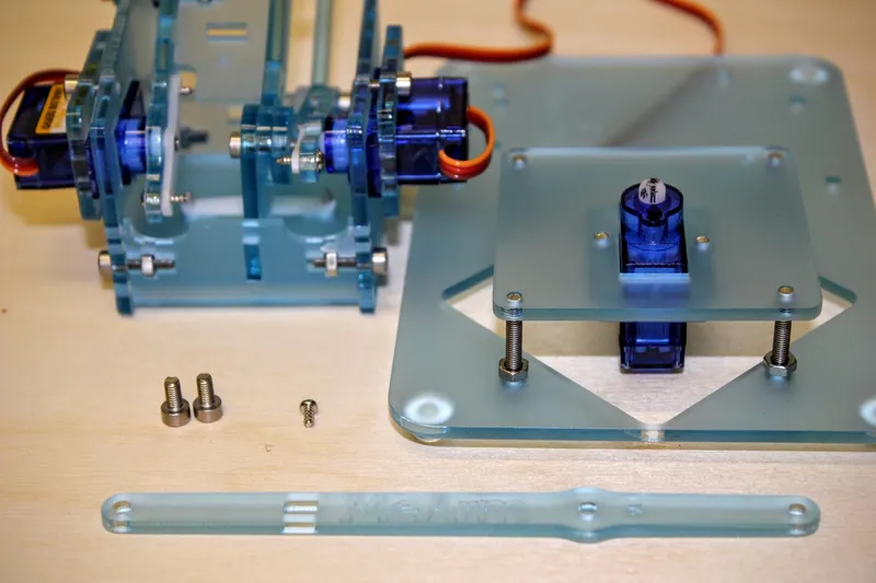 Attach to Base, Add Left Forearm