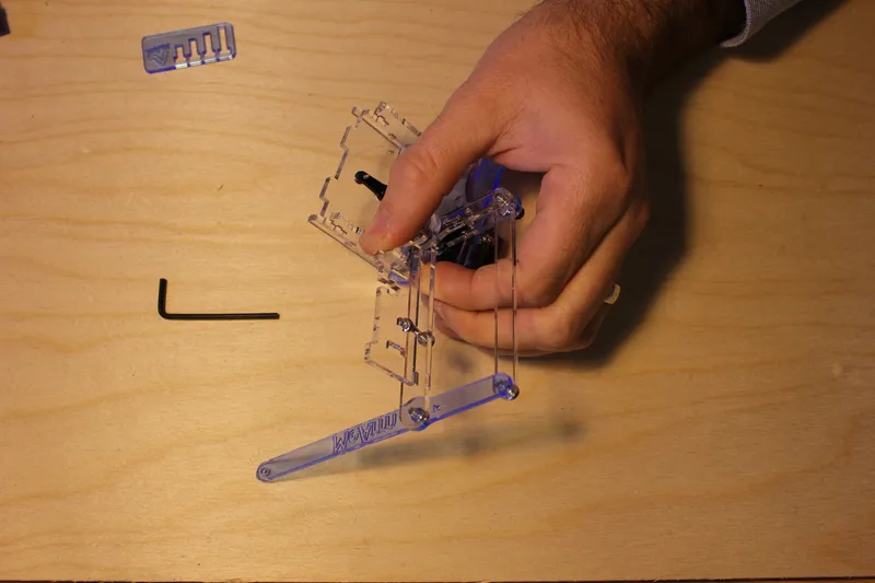 Assemble the Base - Left Side Levers
