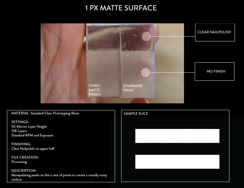 Surface 1 : Matte Finish