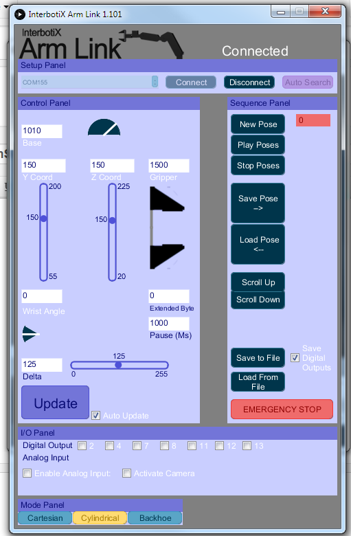 Making the ArmSequence File
