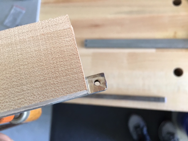 Marking and Grinding to Place the Carbide Insert Flush With the Top of the SS