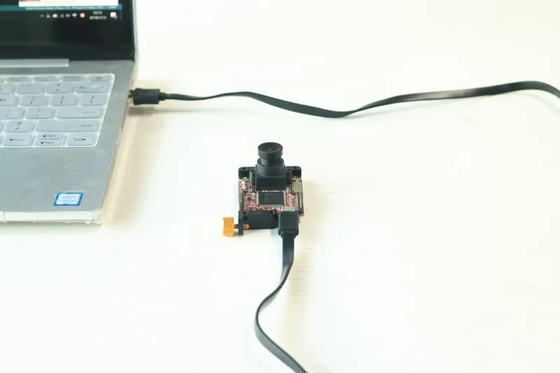 Connect the OpenMV to PC.