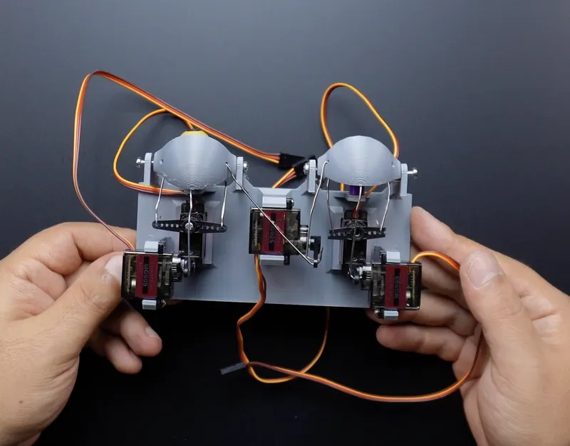 Assembling the Animatronic Eyes