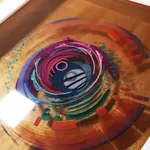 3D Painting: Layered Resin and Acrylic Paint