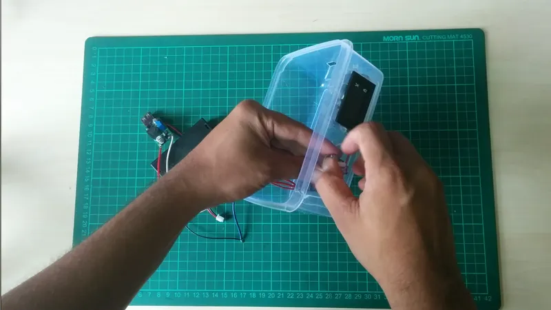 Fix the Circuit in to the Enclosure