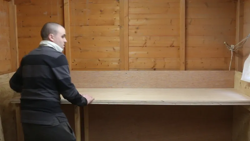 Fit the Work Surface in Place