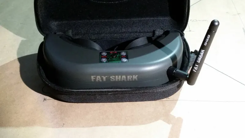 Attach Battery and Antenna to Fat Shark Goggles