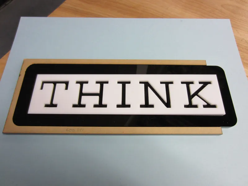 Attach the Letters Frame