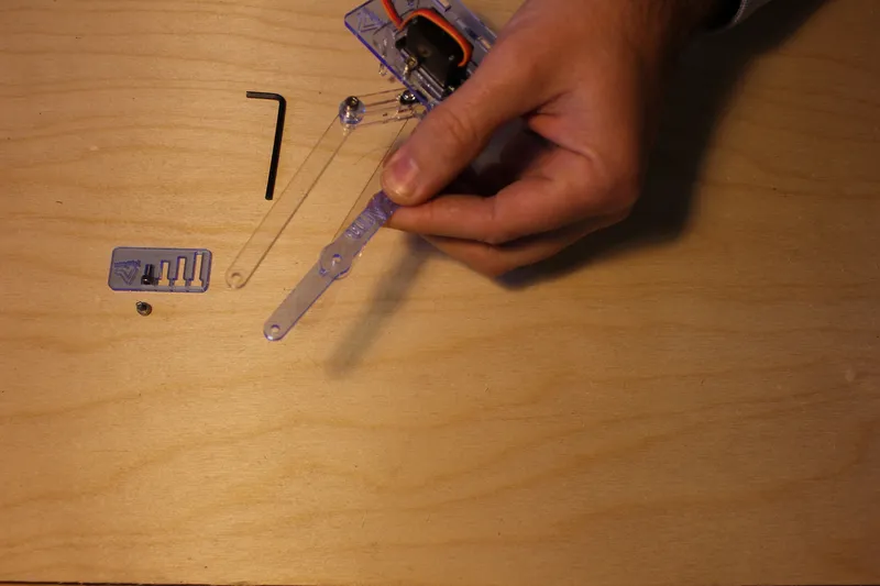 Assemble the Base - Left Side Levers