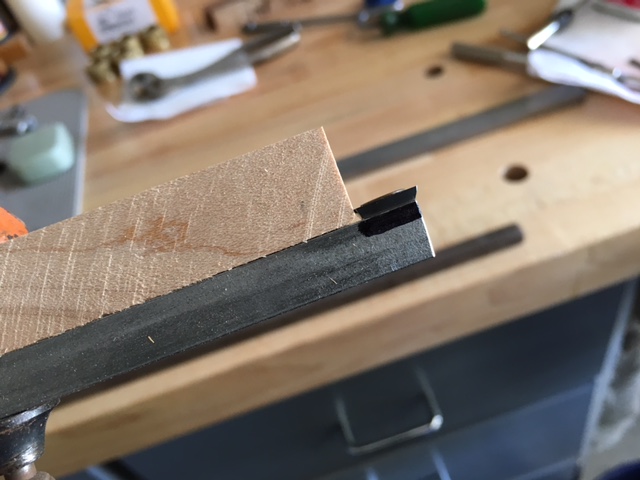 Marking and Grinding to Place the Carbide Insert Flush With the Top of the SS