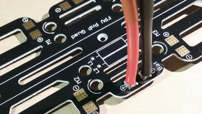 Solder the Battery Connector to the Power Distribution Board
