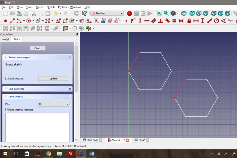 Creating Geometry to Measure - Second Sketch