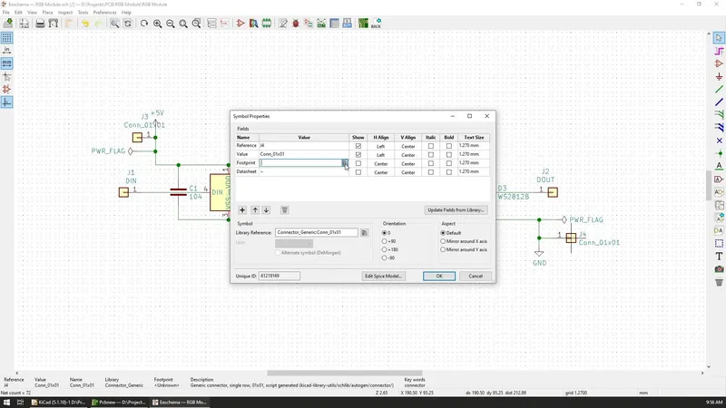 Updating the Schematic and PCB