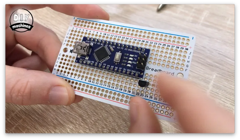 Add the Transistor and Resistors