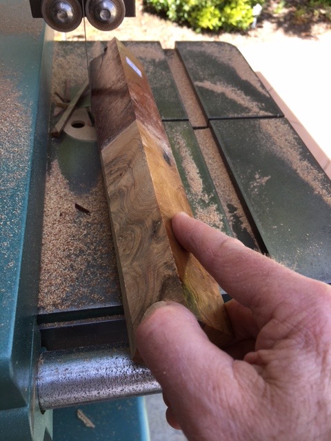 Trimming the Glued Wood