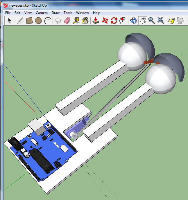 Assembling the Base - Eyelid Assembly
