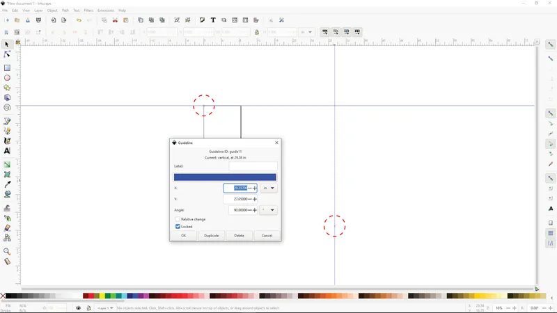 Correct the Scale and Define Areas With Inkscape