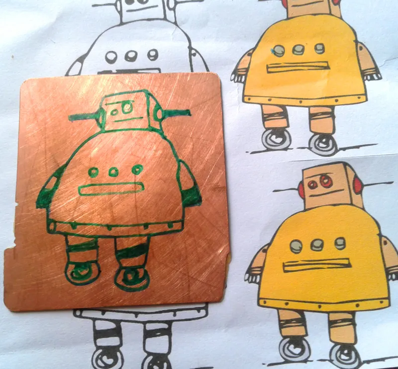 Masking by Using Permanent Marker