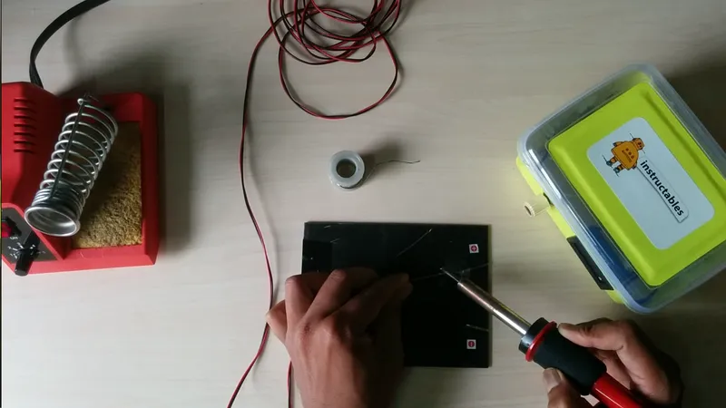 Make the Solar Panel Circuit