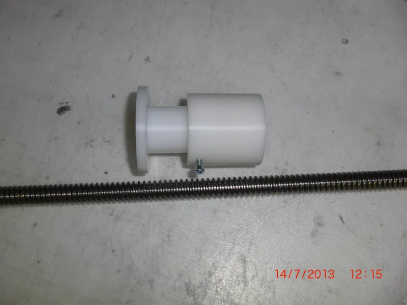 Z-axis: Spindle and Anti Back Lash Nut