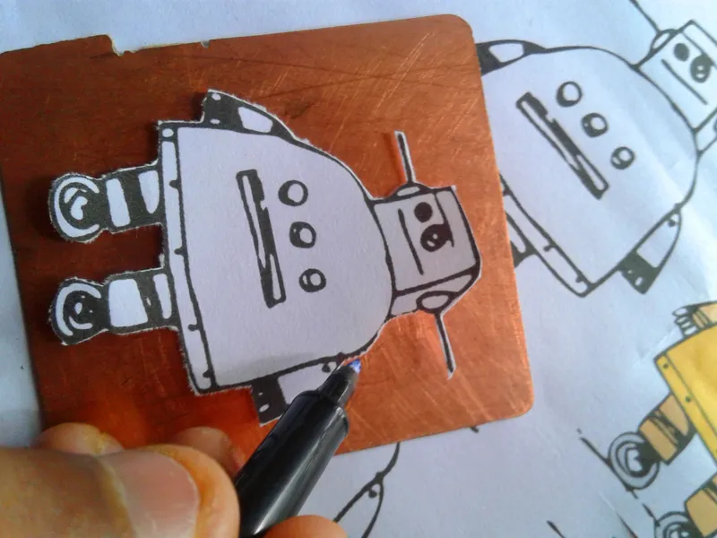 Masking by Using Permanent Marker