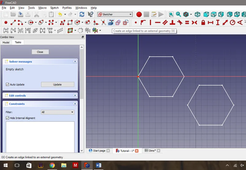 Creating Geometry to Measure - Second Sketch
