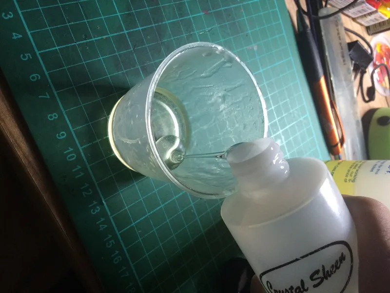 Pour the First Layer of Resin