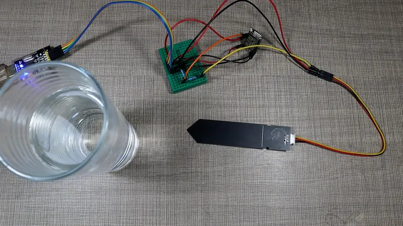 Connecting the Soil Moisture Sensor