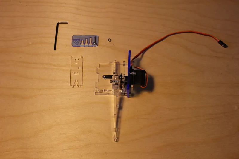 Assemble the Base - Left Side Levers