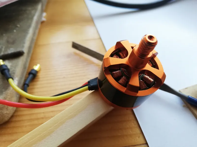 Drilling Holes for the Motors