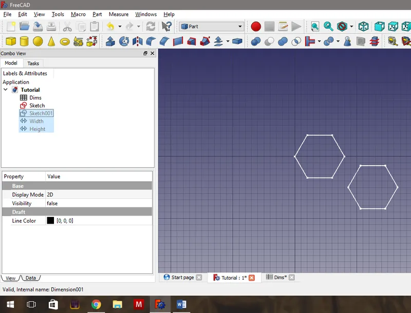 Making the Measurements Using Draft Dimensions