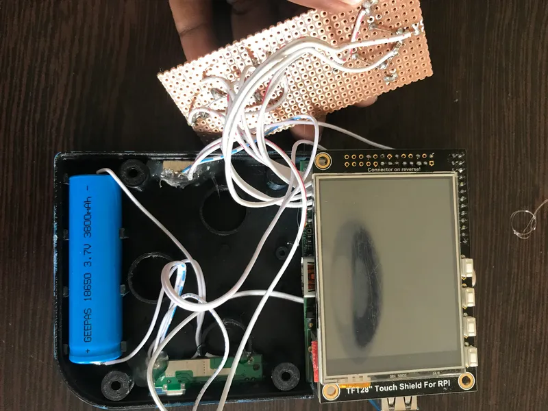 Gluing Power Bank Circuit