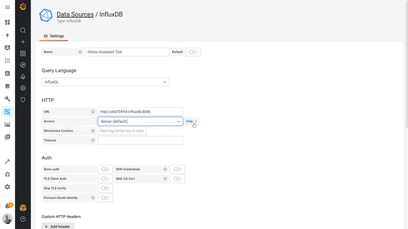 Configure the Home Assistant Enviroment