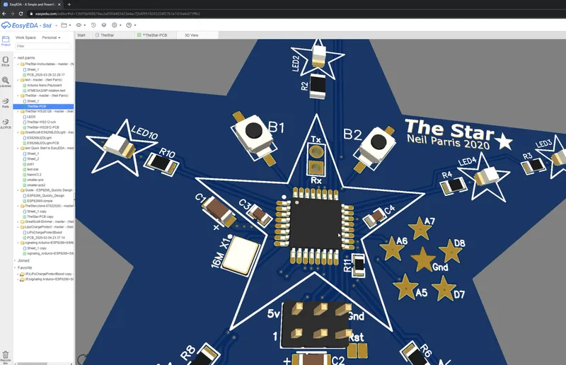 Add More Components Until the Design Is Complete, Rotate As Necessary