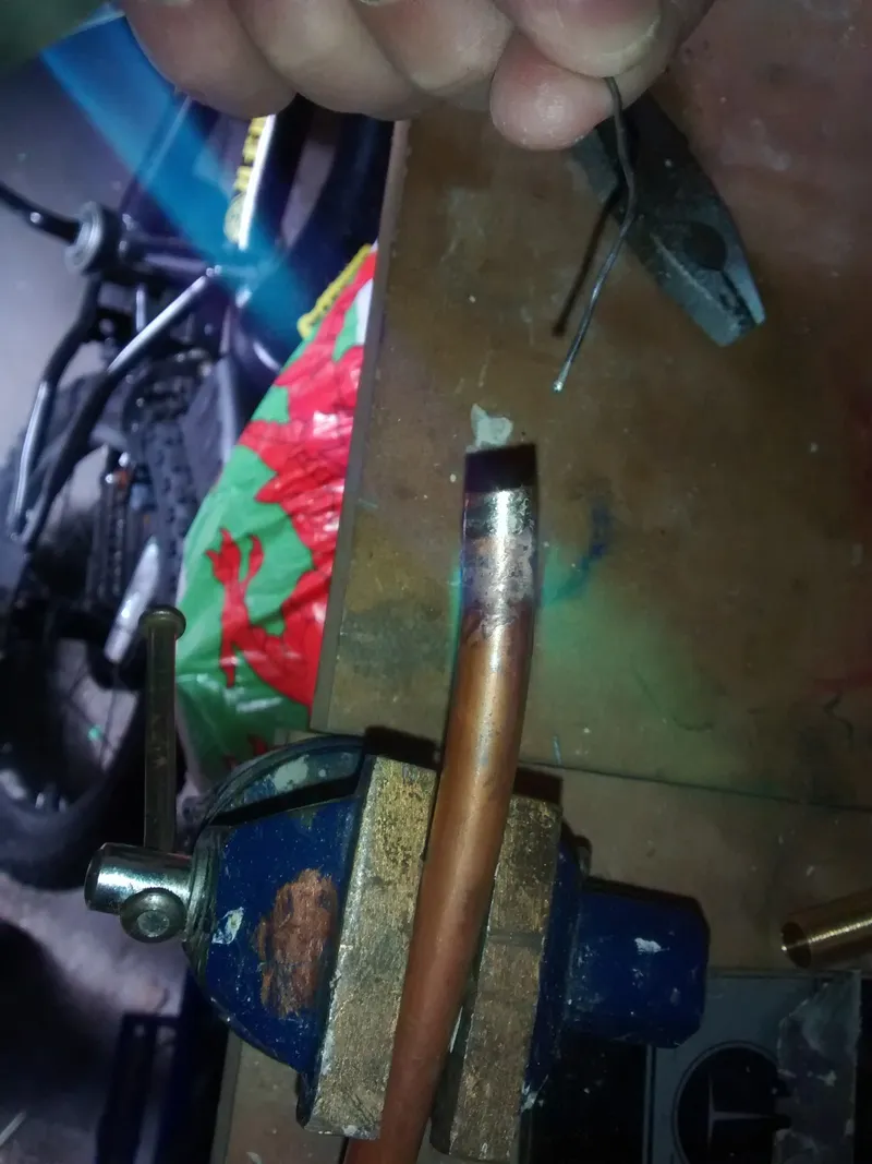 Coil and Form the Copper Pipe