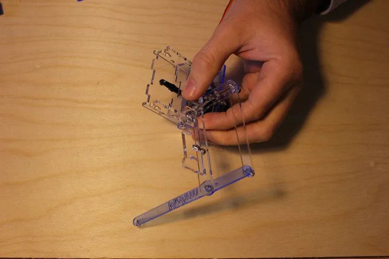 Assemble the Base - Left Side Levers