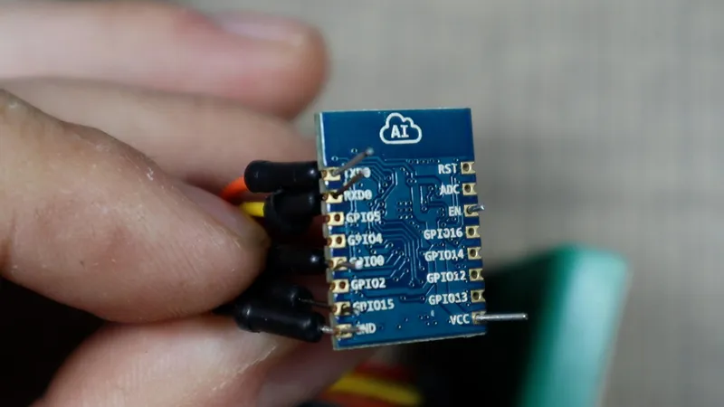 Preparing Flashing the ESP 07 Module