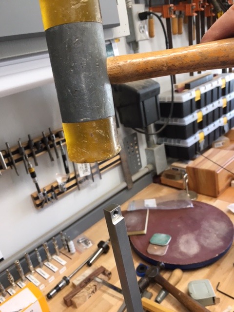 Hand Grind the 304 SS to Better Fit in the Handle