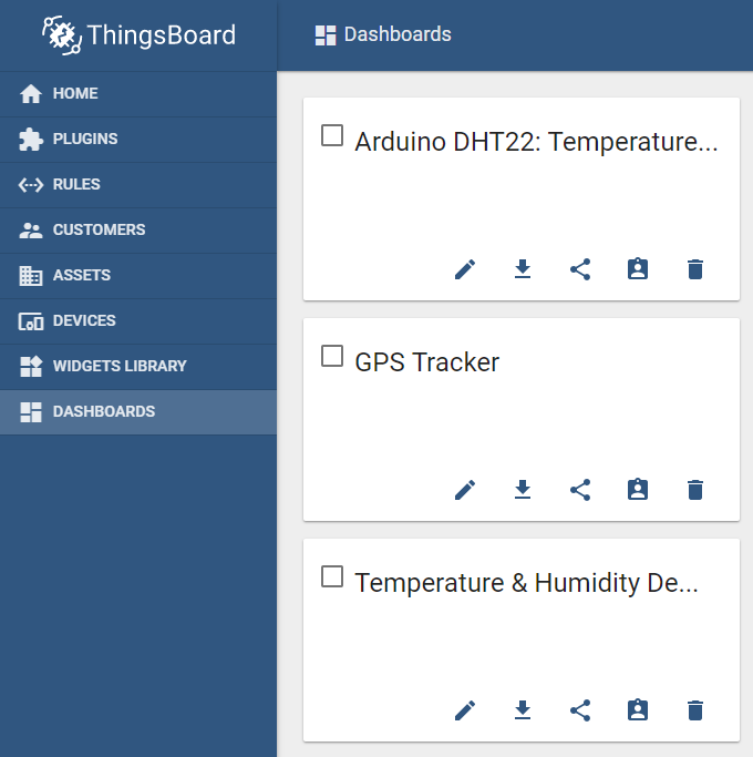 Setting Up Dashboard