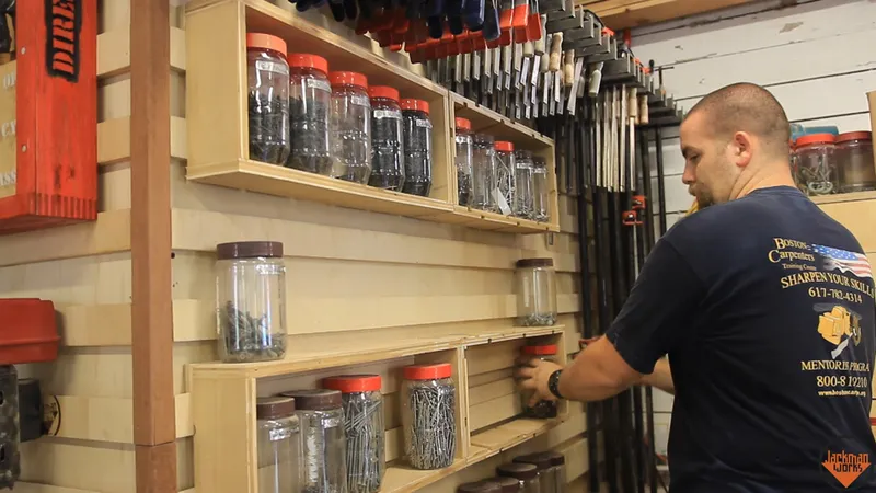 Loading Up the Wall & Shelving