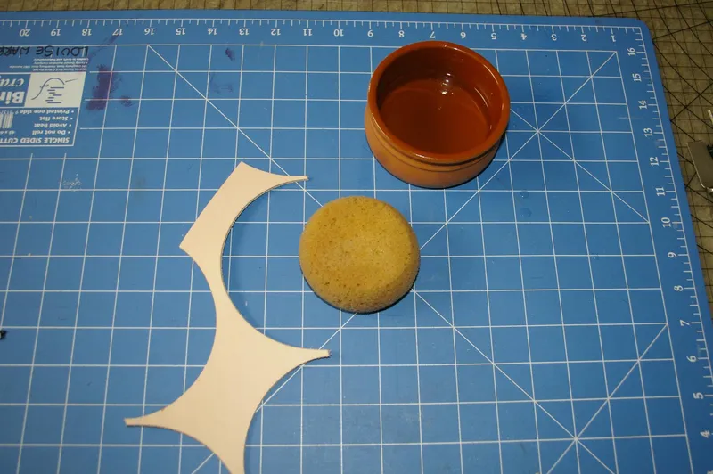 Casing the Leather and Transfering the Pattern