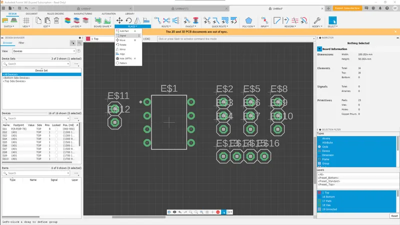 Adding Airwires (Signals)