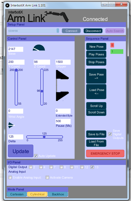 Making the ArmSequence File