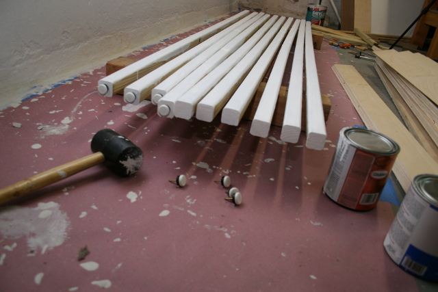 Putting in the Uprights