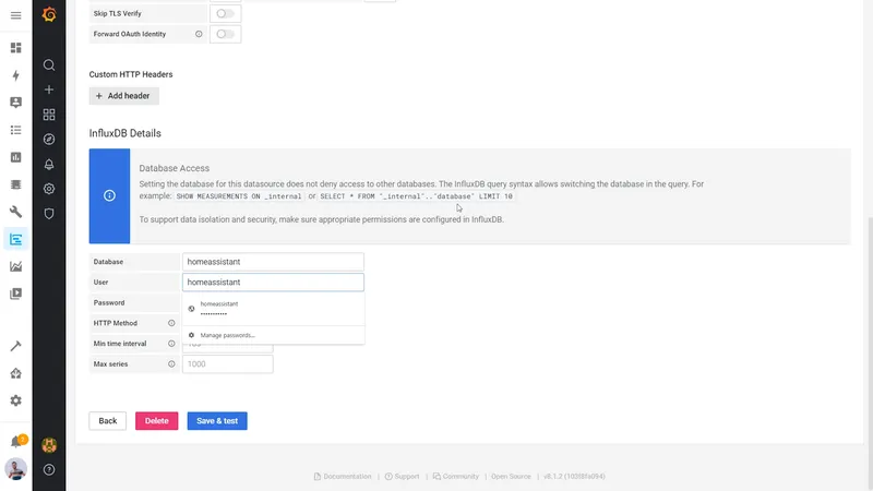 Configure the Home Assistant Enviroment