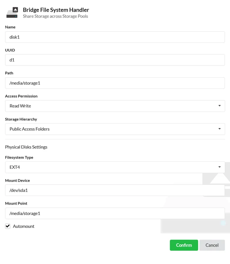 Mounting Your Two HDD Into ArozOS