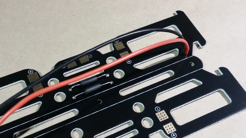 Solder FPV Power Cable to the Power Distribution Board