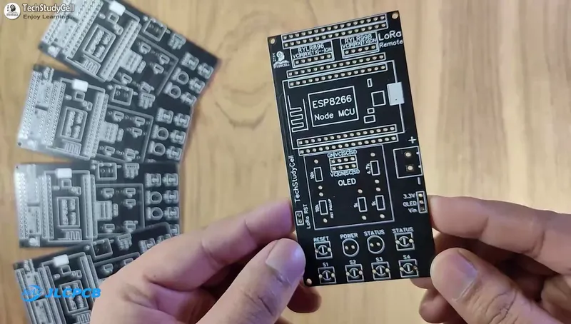 PCB Used for the Transmitter LoRa Circuit