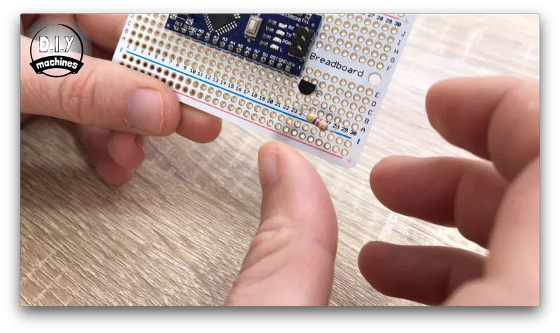 Add the Transistor and Resistors